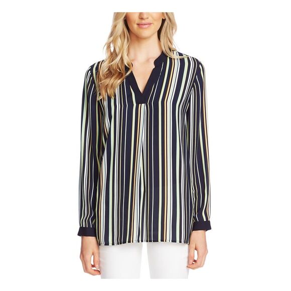 VINCE CAMUTO Womens Long Sleeve V Neck Tunic Top - Picture 1 of 2